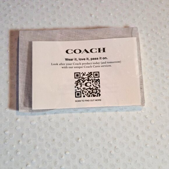 Coach Signature Enamel Huggie Earrings in Silver & Pink NWT - Picture 12 of 14